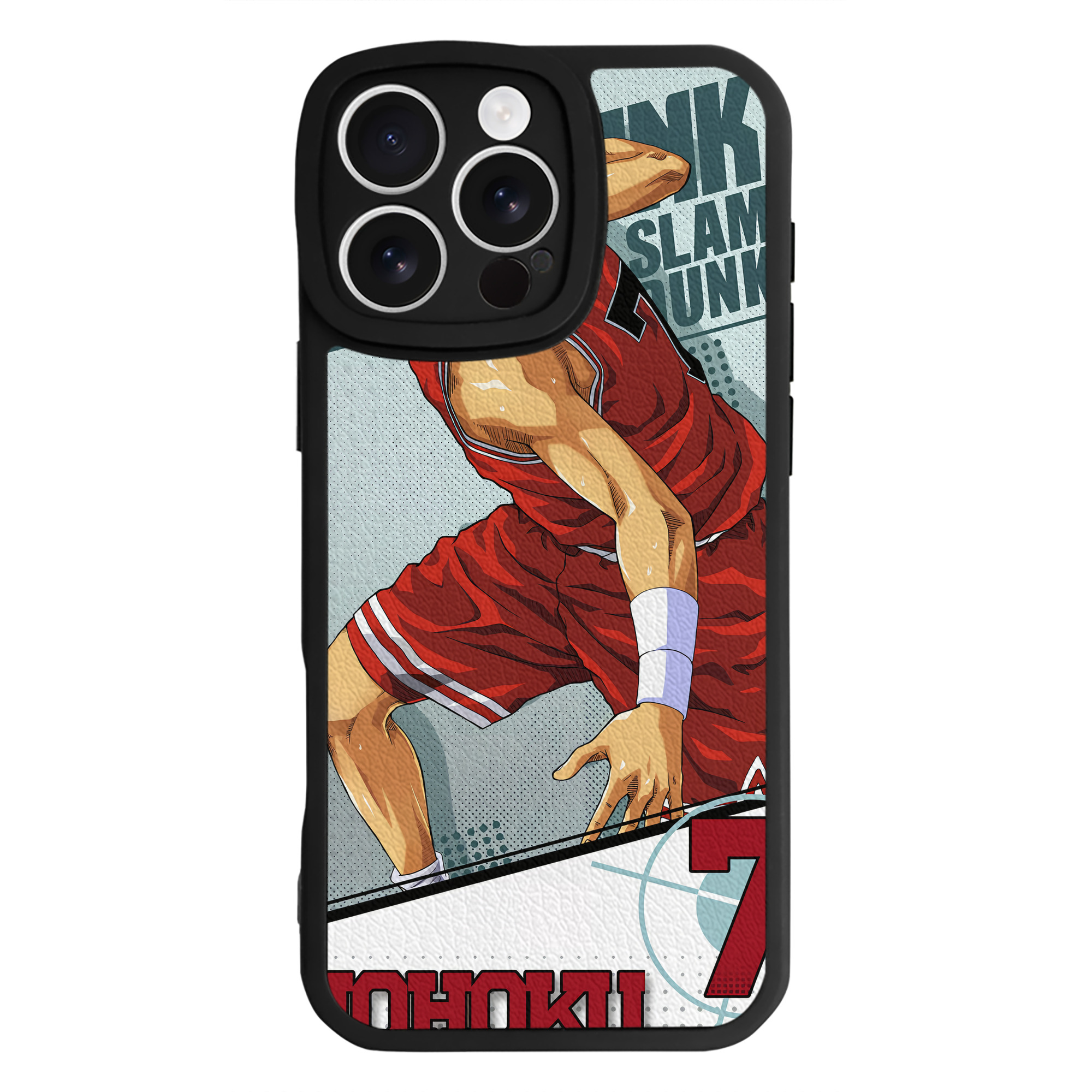（画像用） SLAM DUNK／スラムダンク 【iPhone 16シリーズ対応】シリコンスマホケース（レザー調） 材質：シリコン